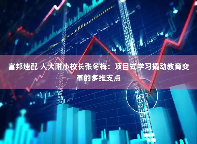 富邦速配 人大附小校长张冬梅：项目式学习撬动教育变革的多维支点