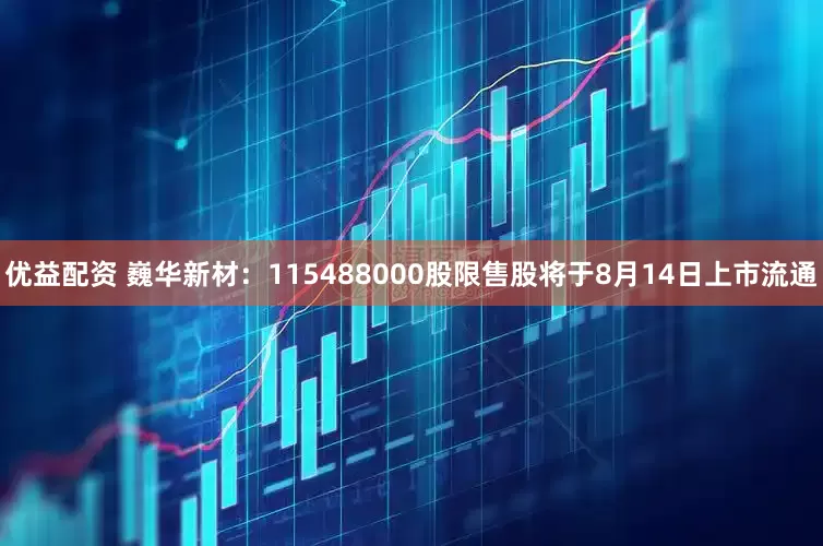 优益配资 巍华新材：115488000股限售股将于8月14日上市流通